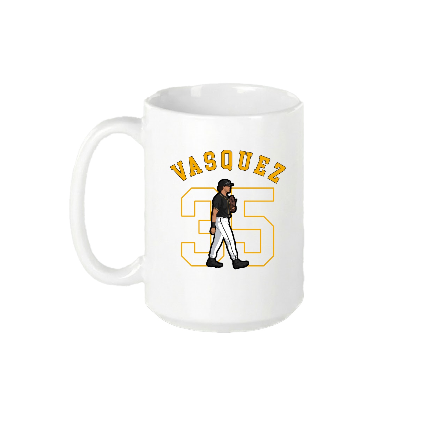 15oz Coffee Mug — Shirsey Arch in White
