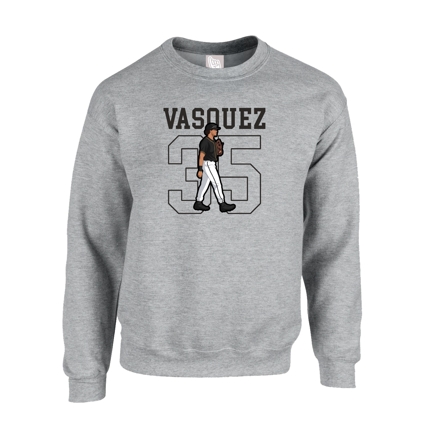 Fleece Crew — Shirsey in Grey