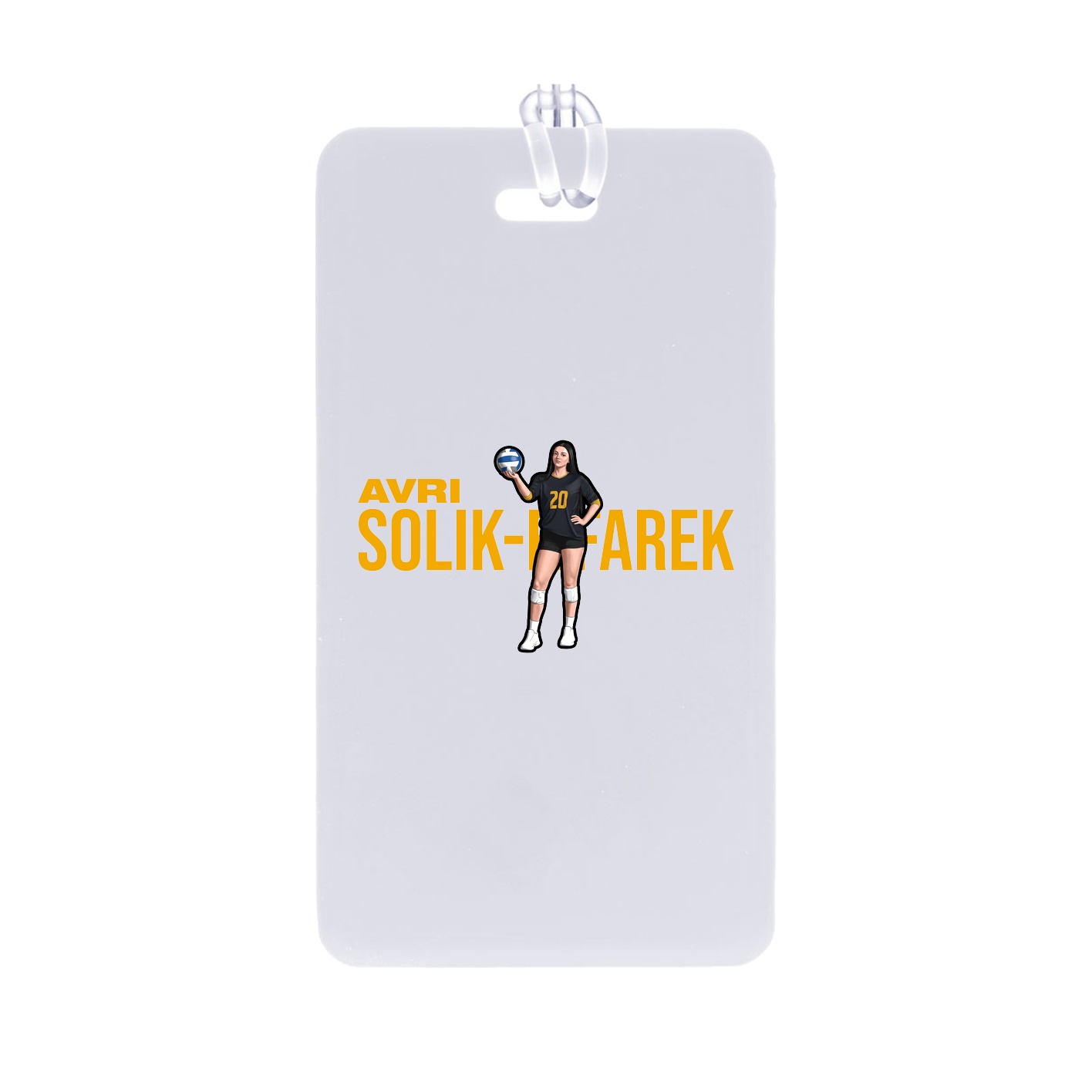 Bag Tag — Player Name in Classic