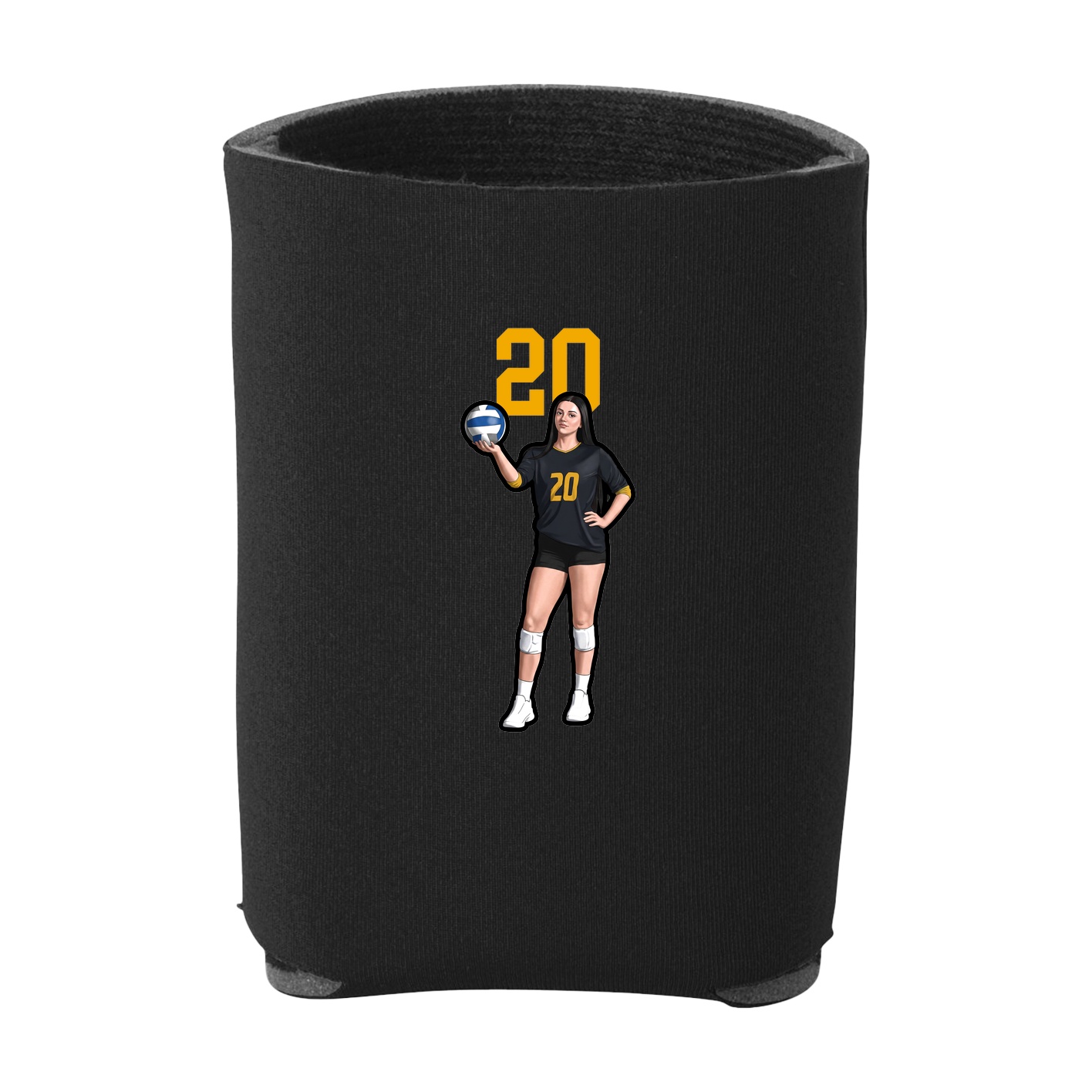 Can Holder — Number Top in Black