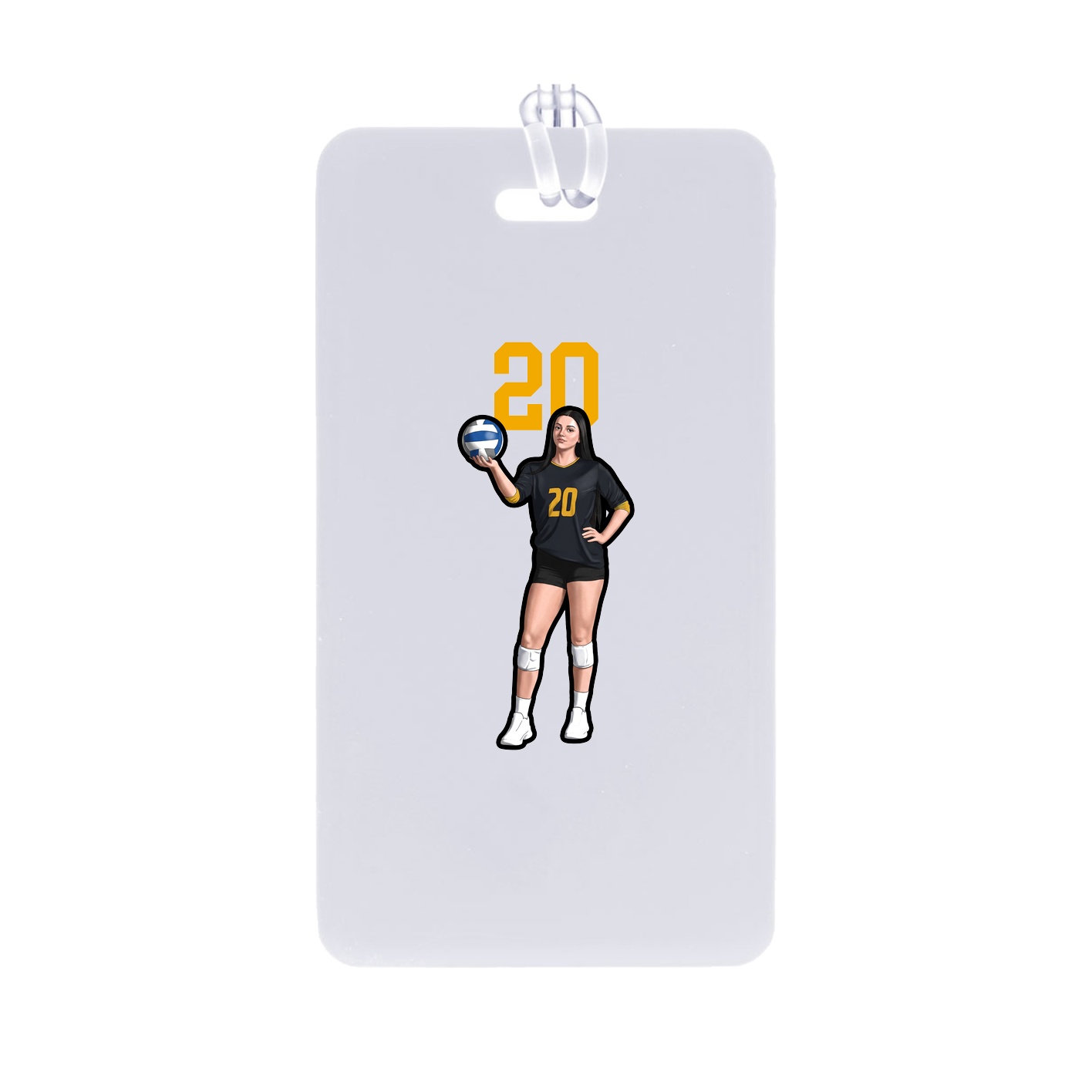 Bag Tag — Number Top in Classic