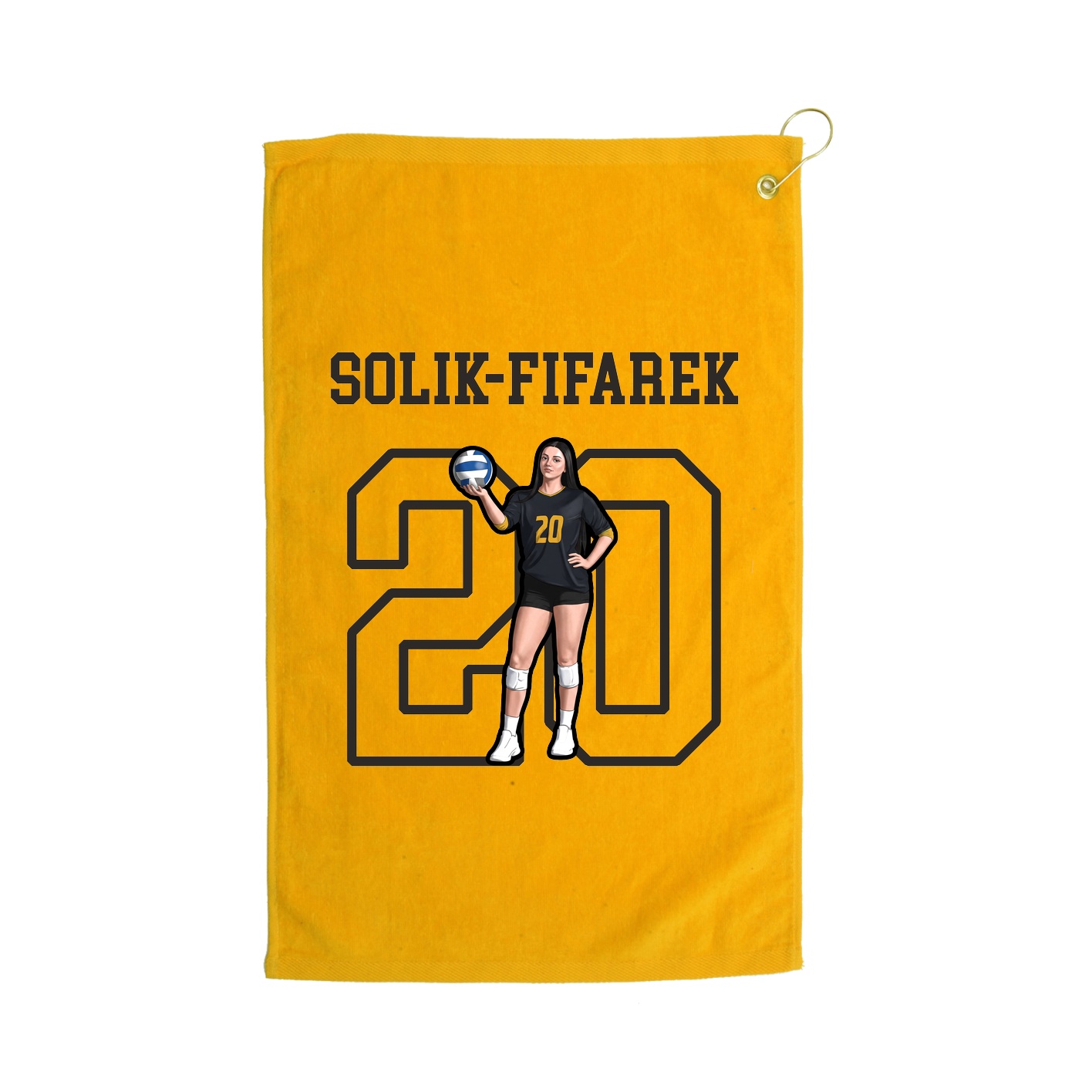 Golf Towel — Shirsey in Gold