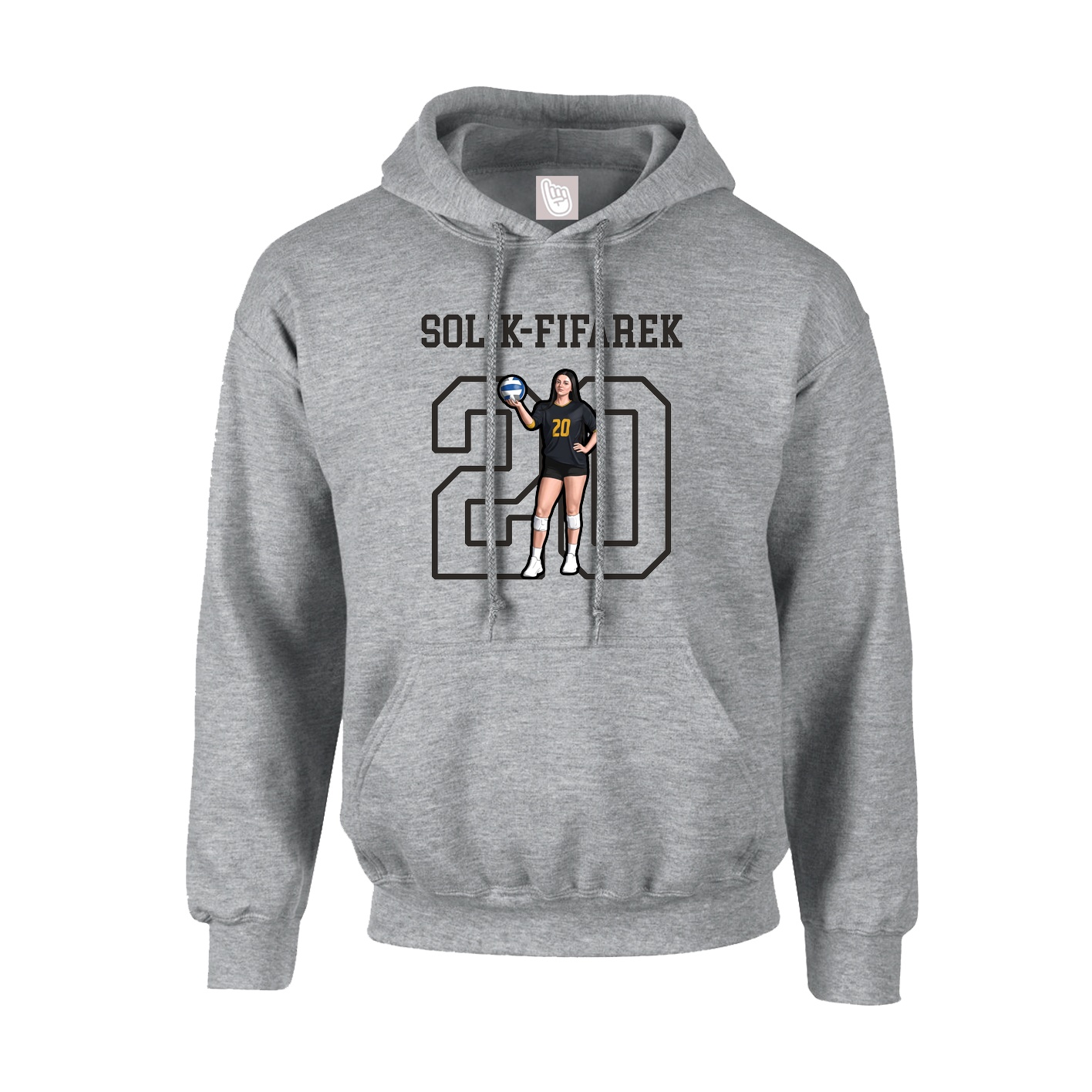 Hoodie — Shirsey in Grey