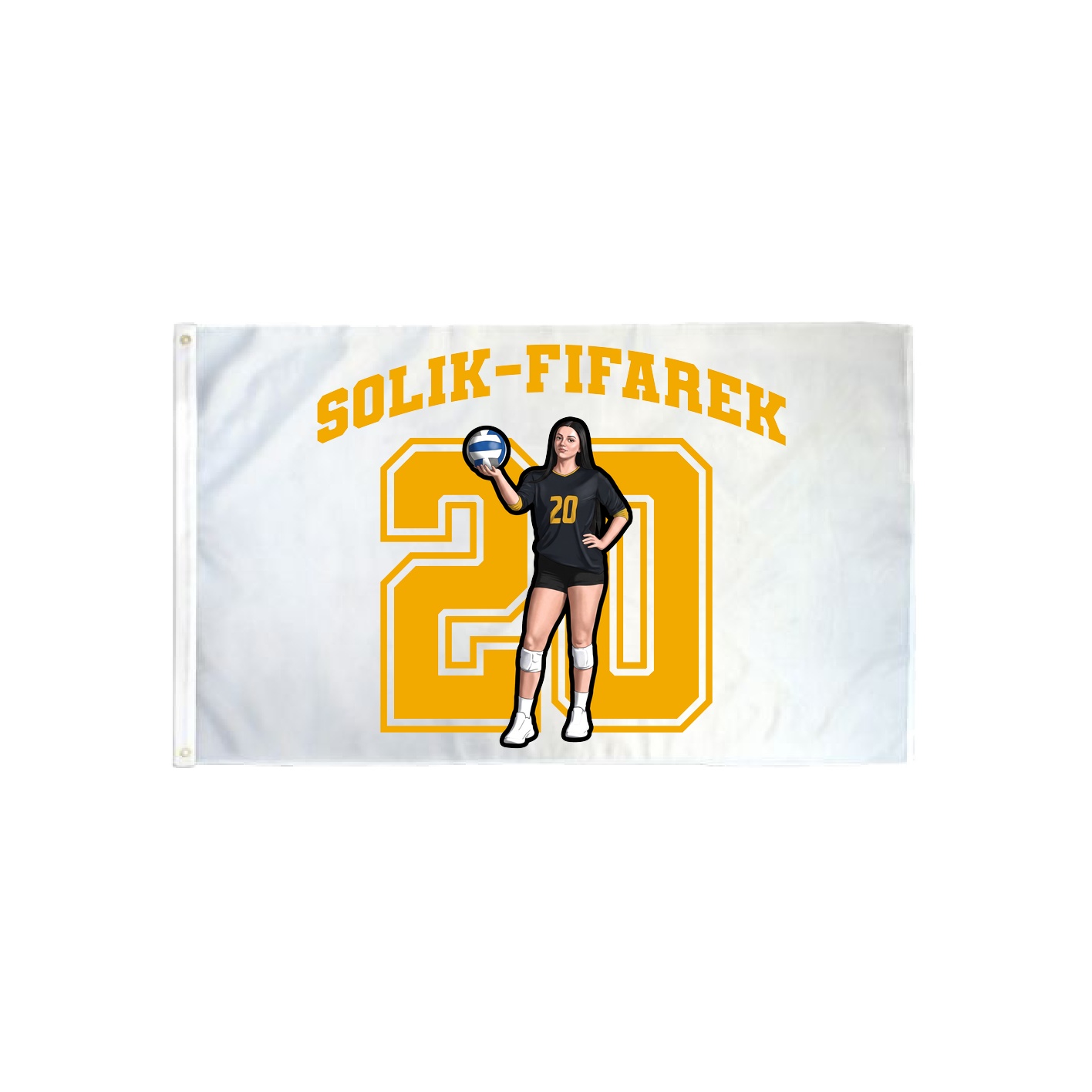 3x5 Flag — Number in Classic