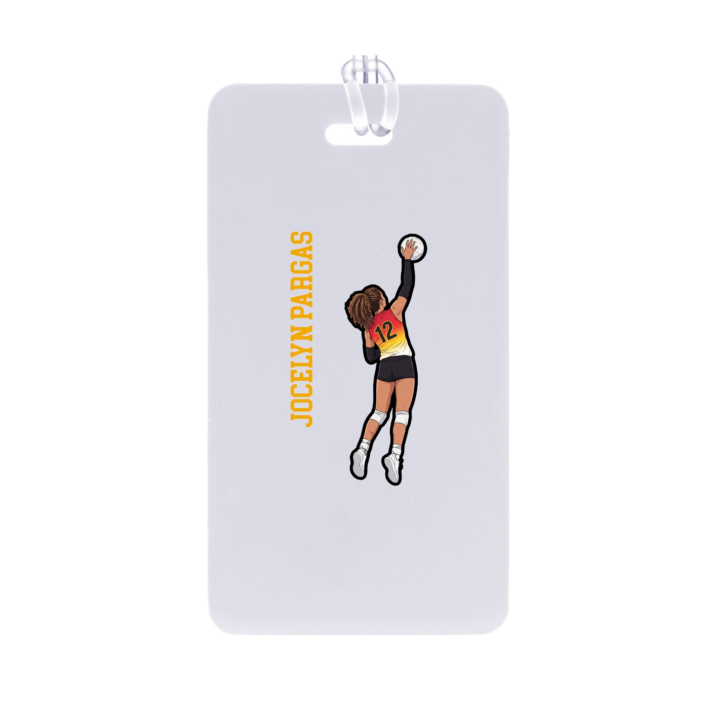 Bag Tag — Name Vertical in Classic