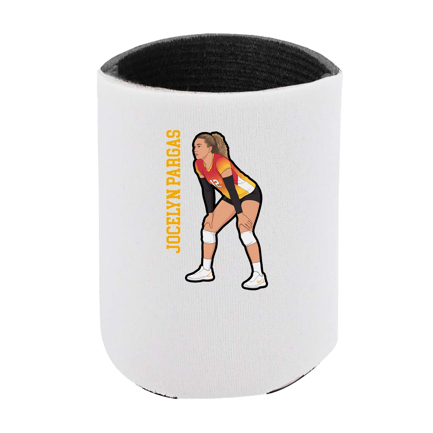 Can Holder — Name Vertical in White