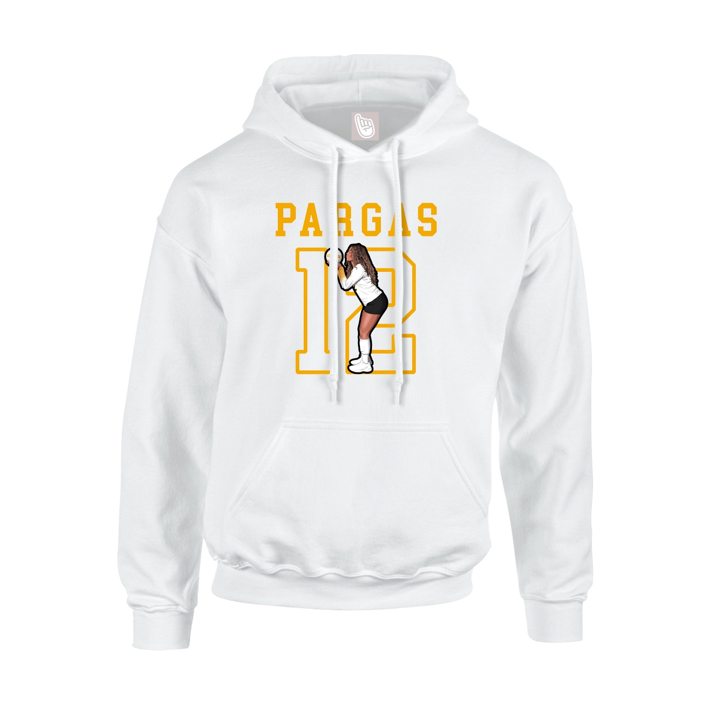 Hoodie — Shirsey in White