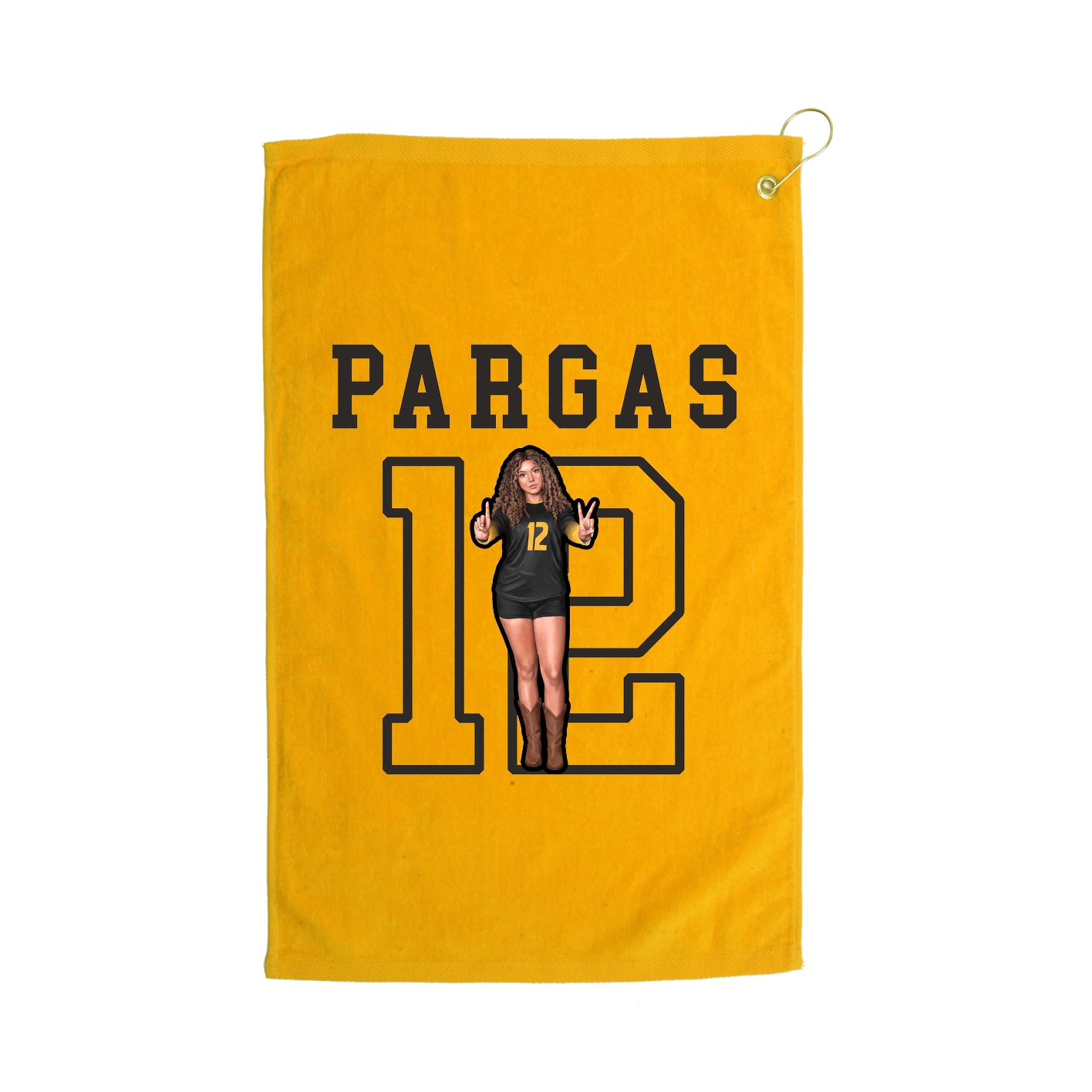 Golf Towel — Shirsey in Gold