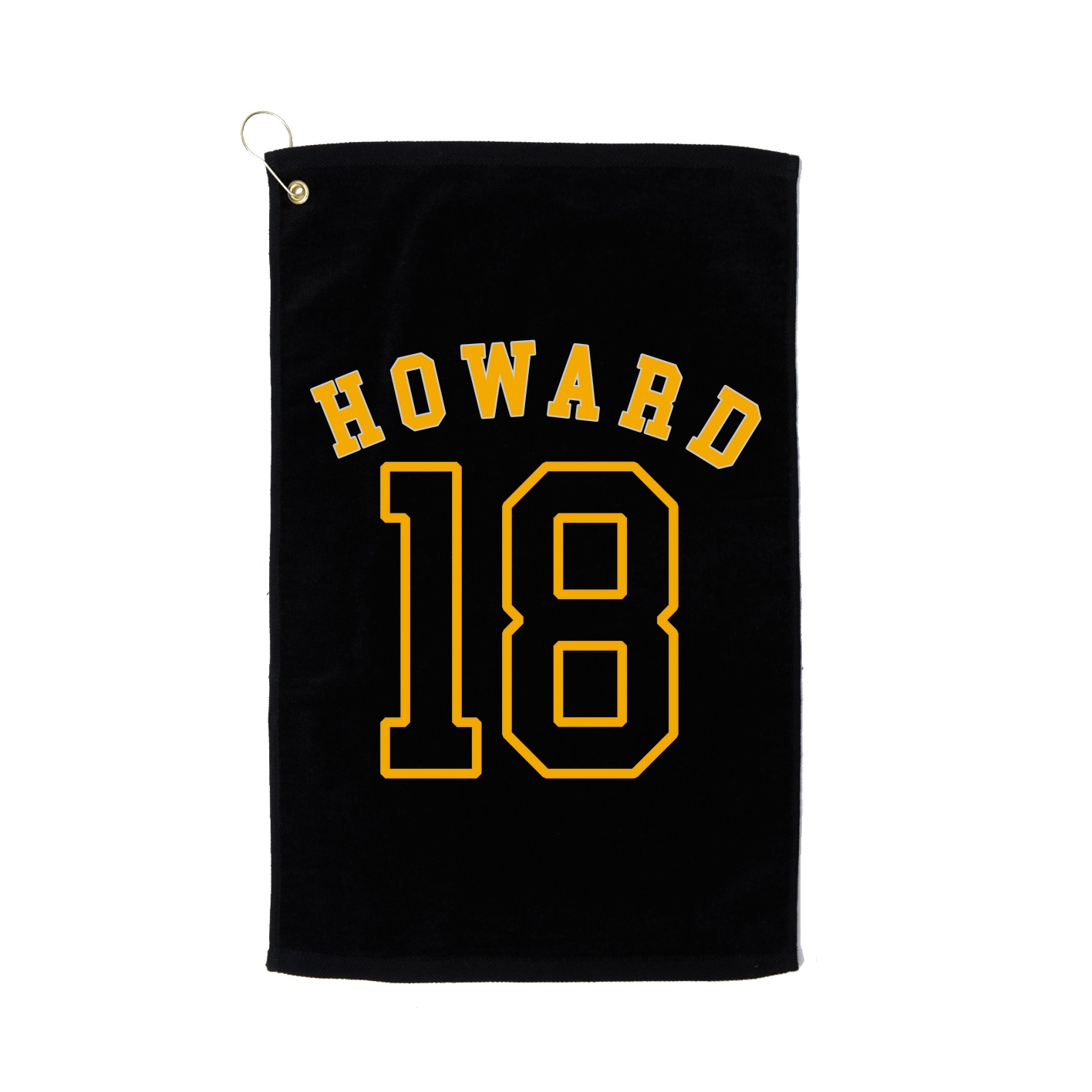 Golf Towel — Shirsey Arch in Black
