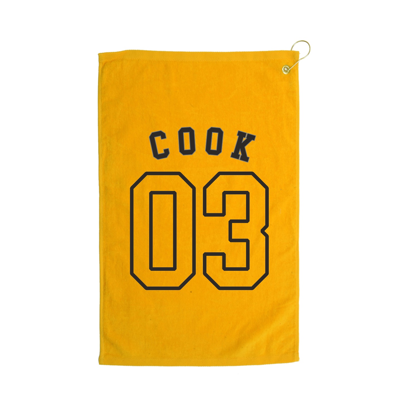 Golf Towel — Shirsey Arch in Gold