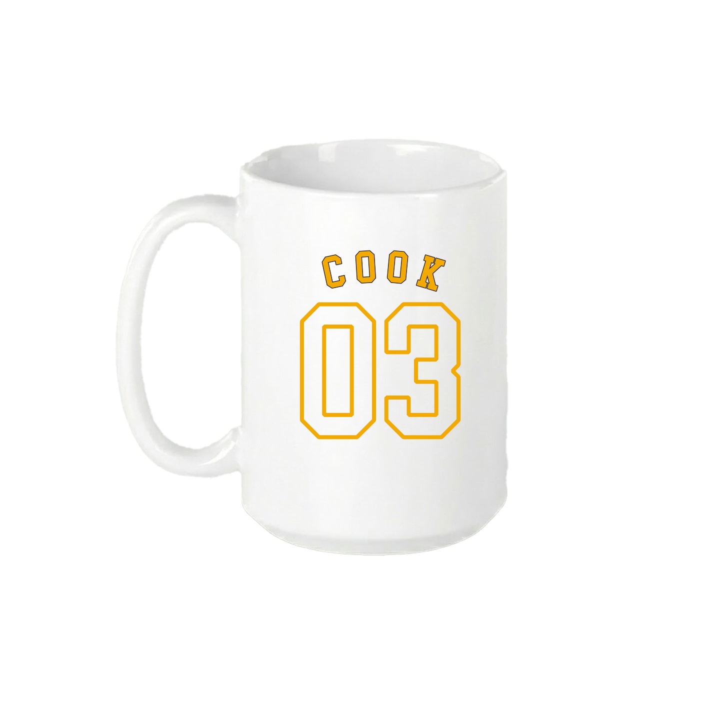 15oz Coffee Mug — Shirsey Arch in White