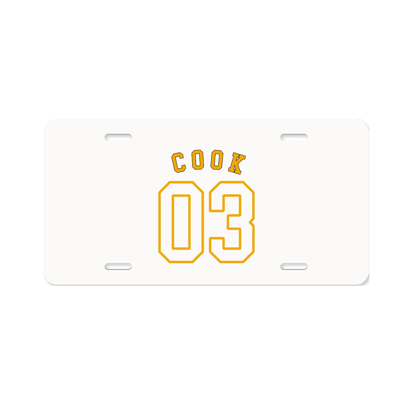 License Plate — Shirsey Arch in Classic