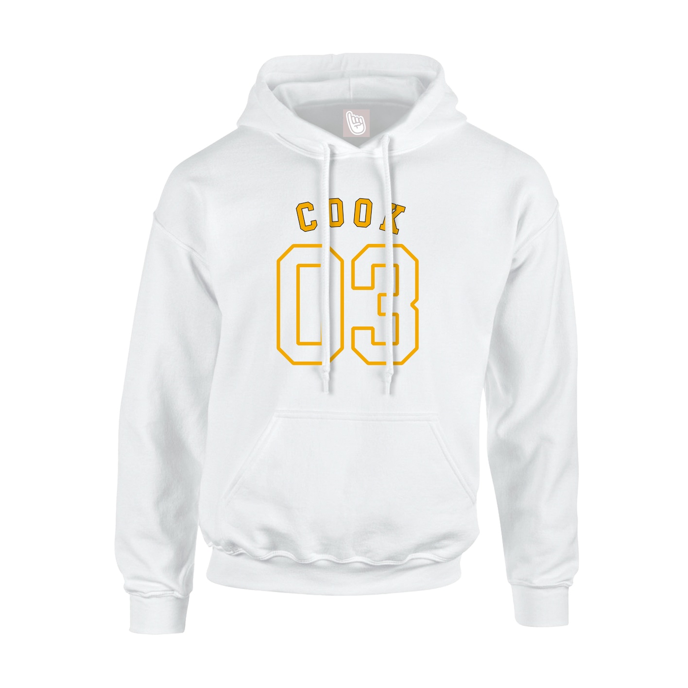 Hoodie — Shirsey Arch in White