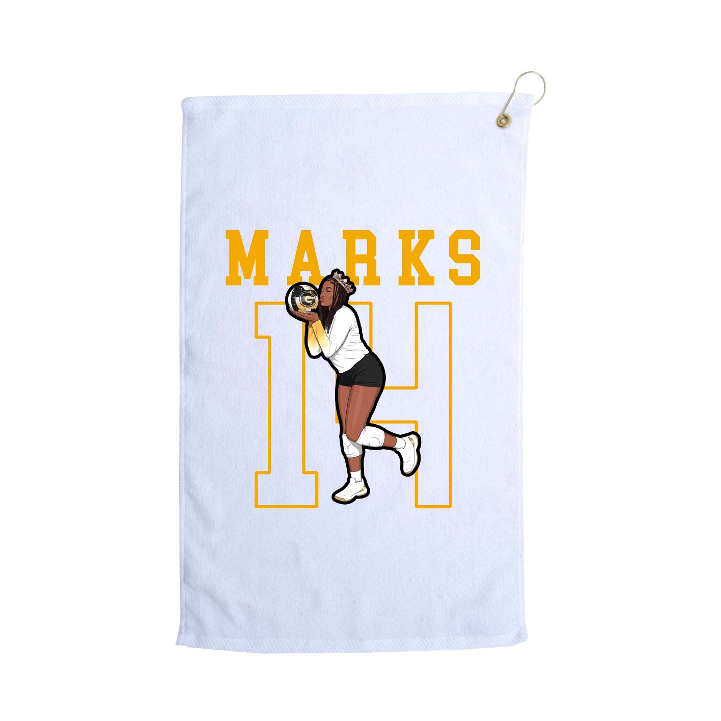Golf Towel — Shirsey in White
