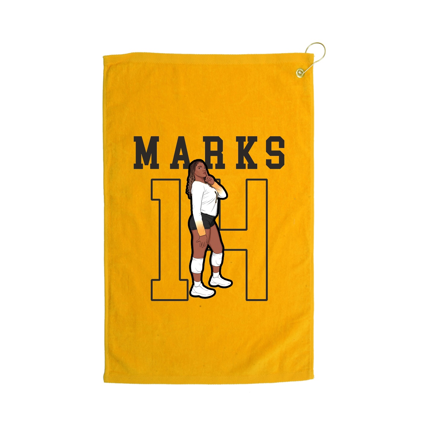 Golf Towel — Shirsey in Gold
