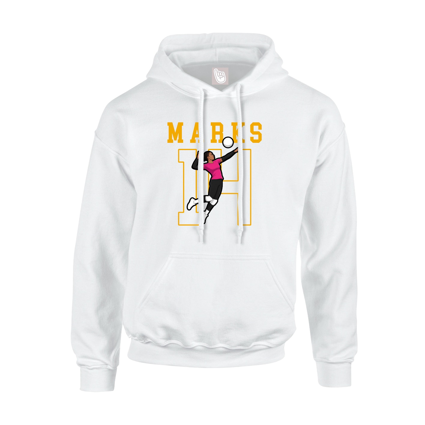 Hoodie — Shirsey in White