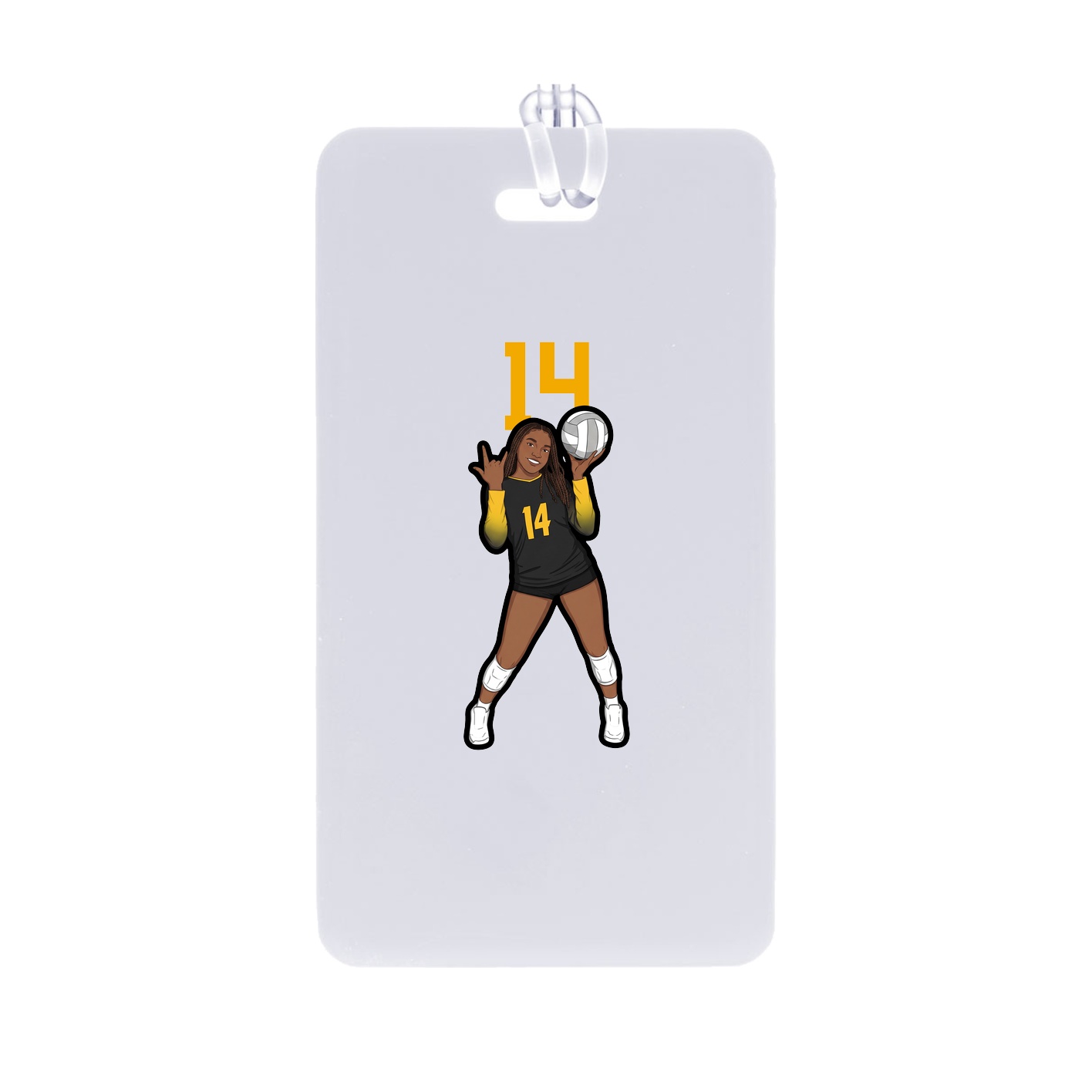 Bag Tag — Number Top in Classic