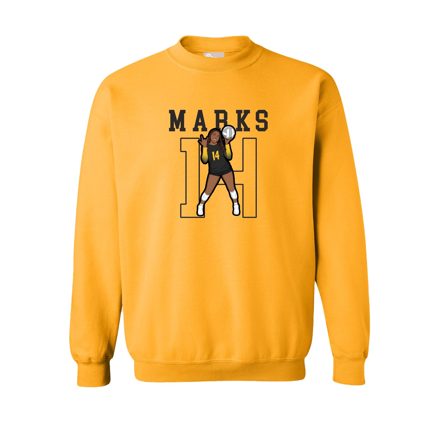 Fleece Crew — Shirsey in Gold