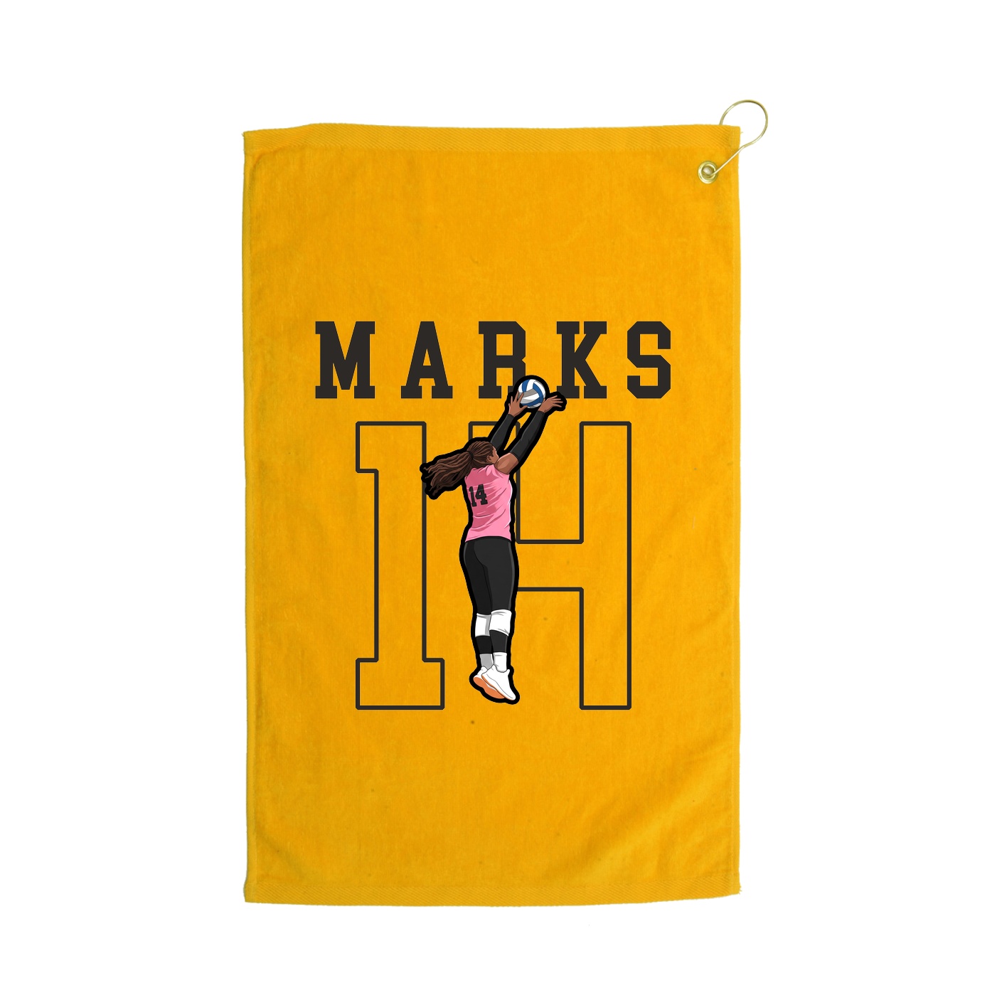 Golf Towel — Shirsey in Gold