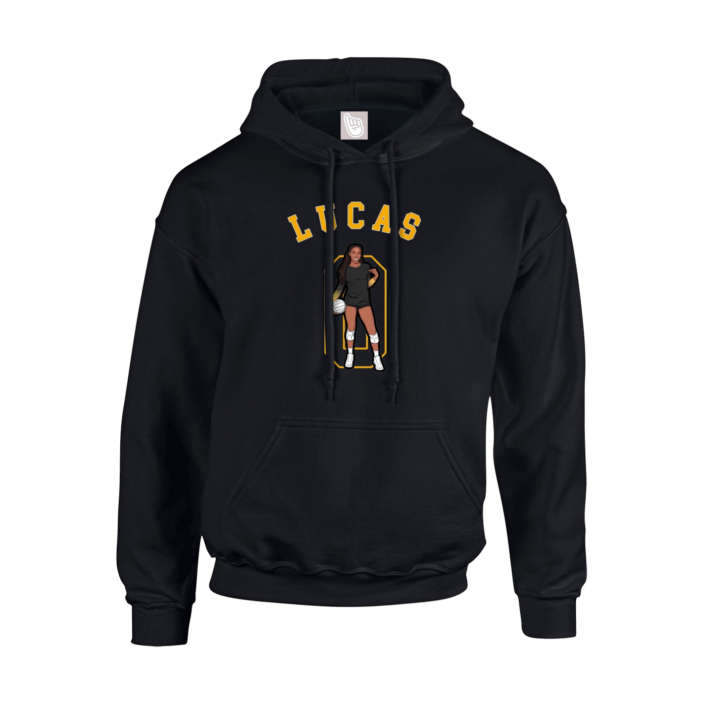 Hoodie — Shirsey Arch in Black