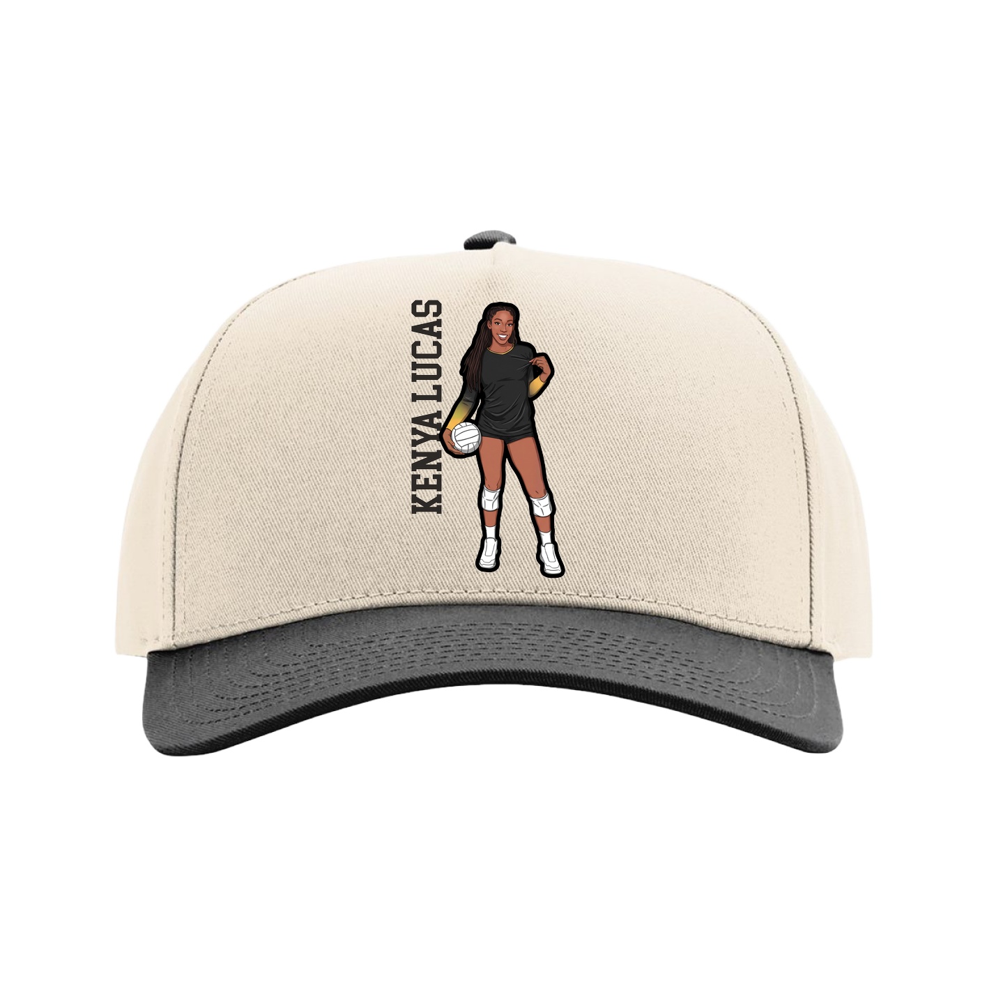 Full Fabric Five-Panel Champ Cap