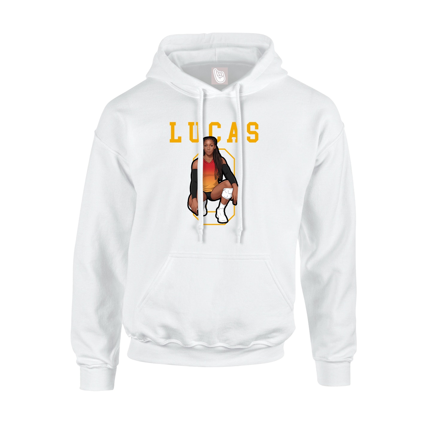 Youth Hoodie — Shirsey in White