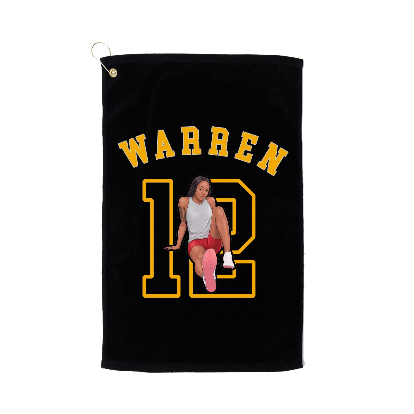 Golf Towel — Shirsey Arch in Black