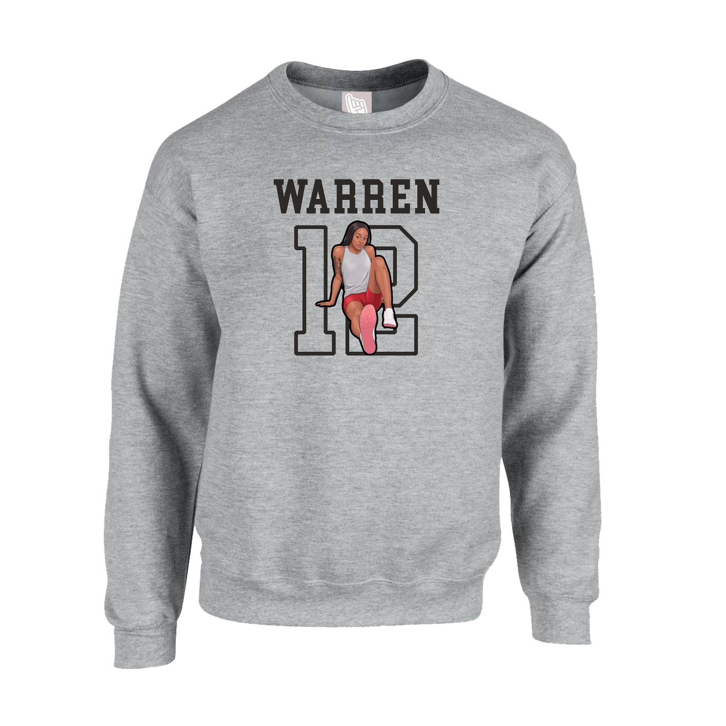 Fleece Crew — Shirsey in Grey