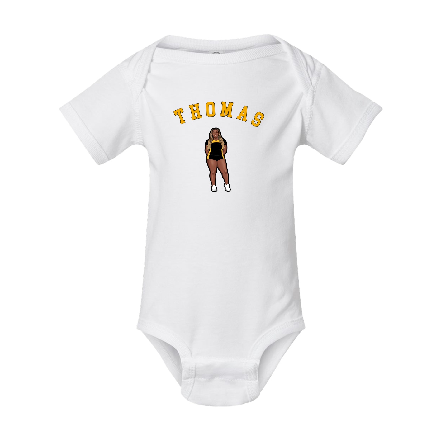 Baby Onesie — Shirsey Arch in White