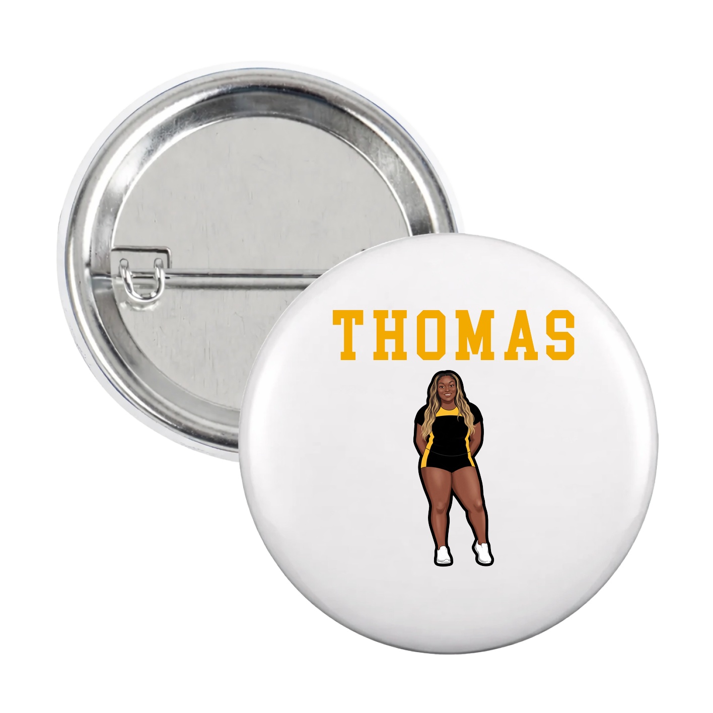 Game Day Button — Shirsey in White