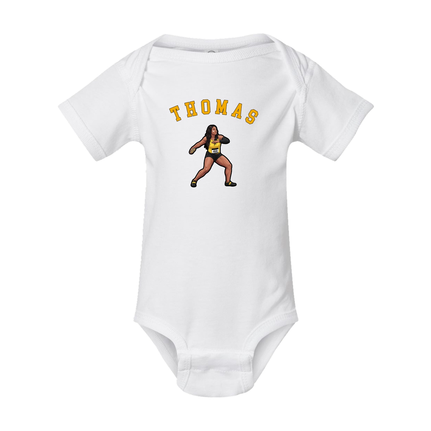 Baby Onesie — Shirsey Arch in White