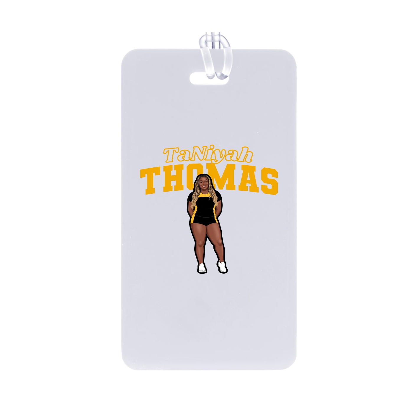 Bag Tag — Name Arch in Classic