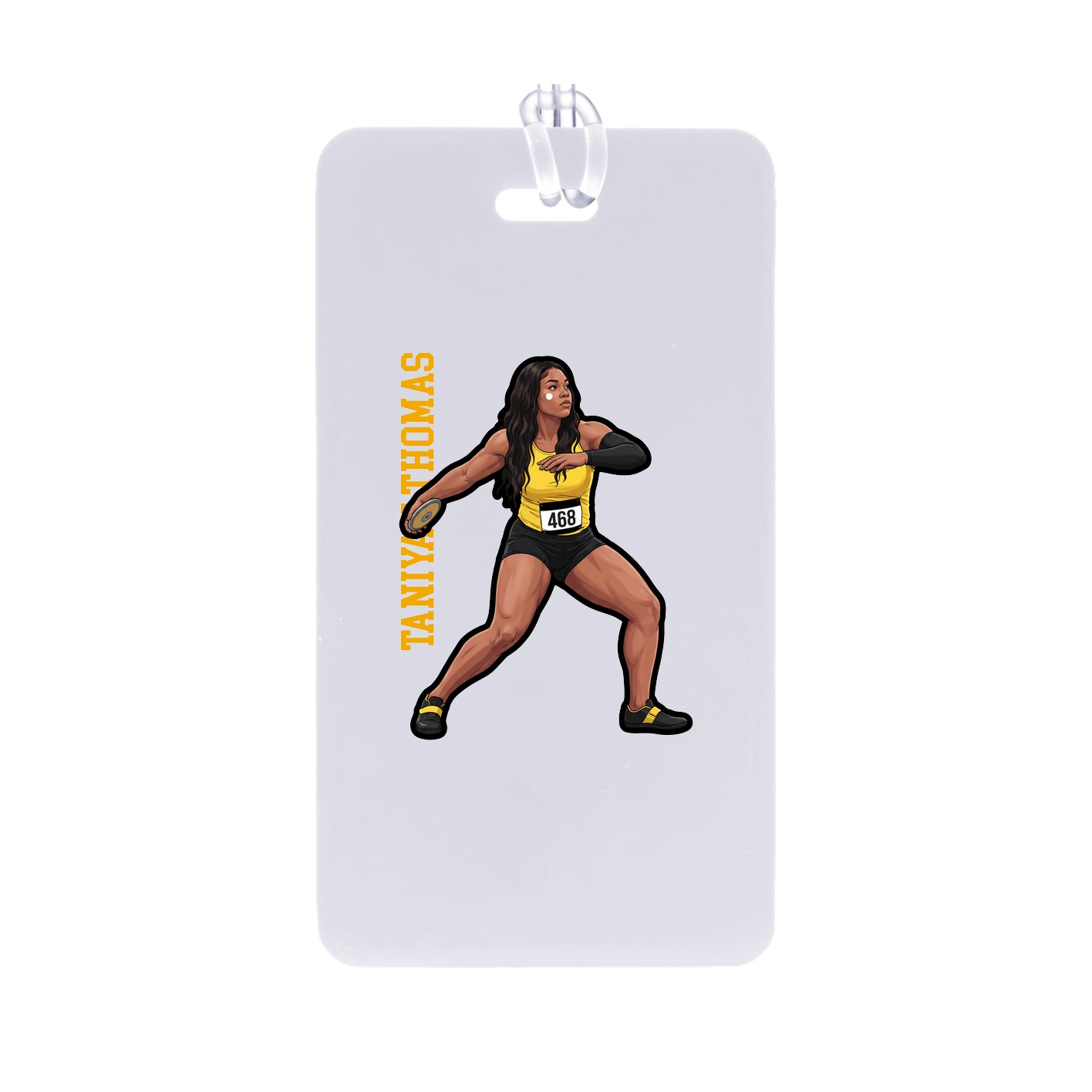 Bag Tag — Name Vertical in Classic