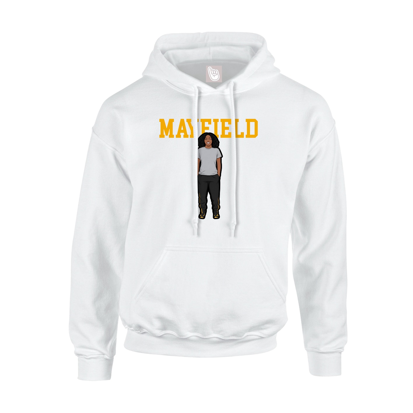 Youth Hoodie — Shirsey in White