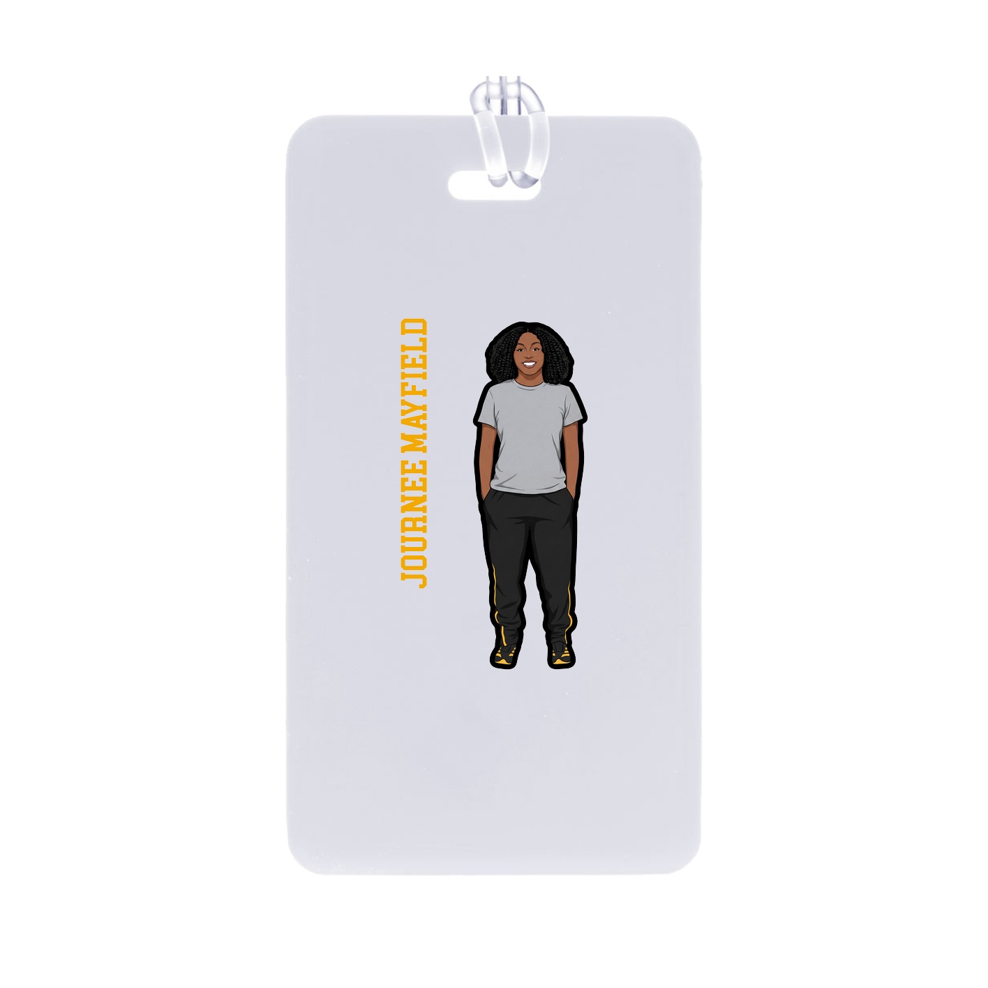 Bag Tag — Name Vertical in Classic