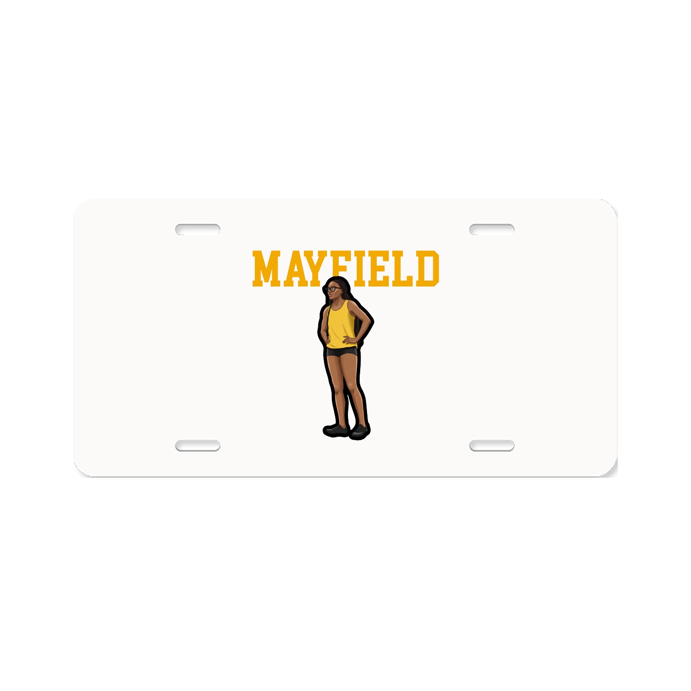 License Plate — Shirsey in Classic
