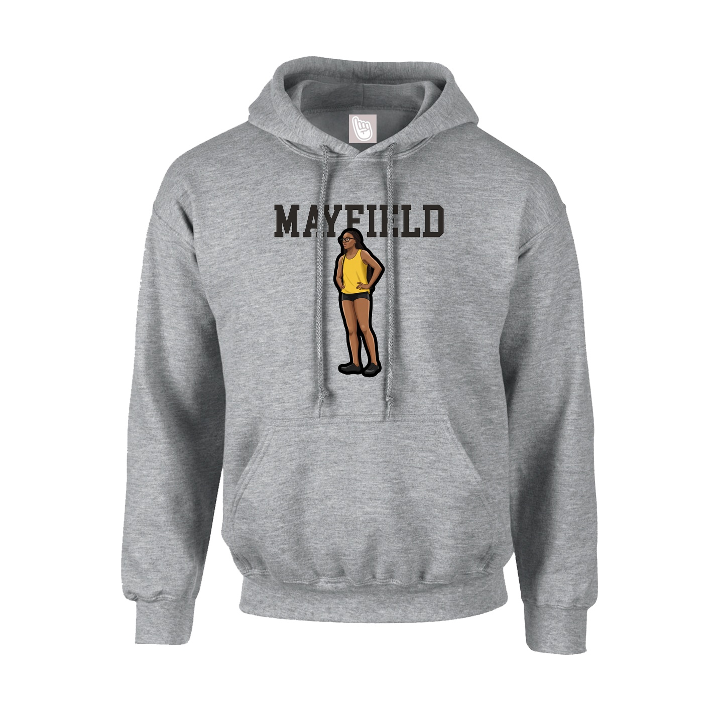 Hoodie — Shirsey in Grey
