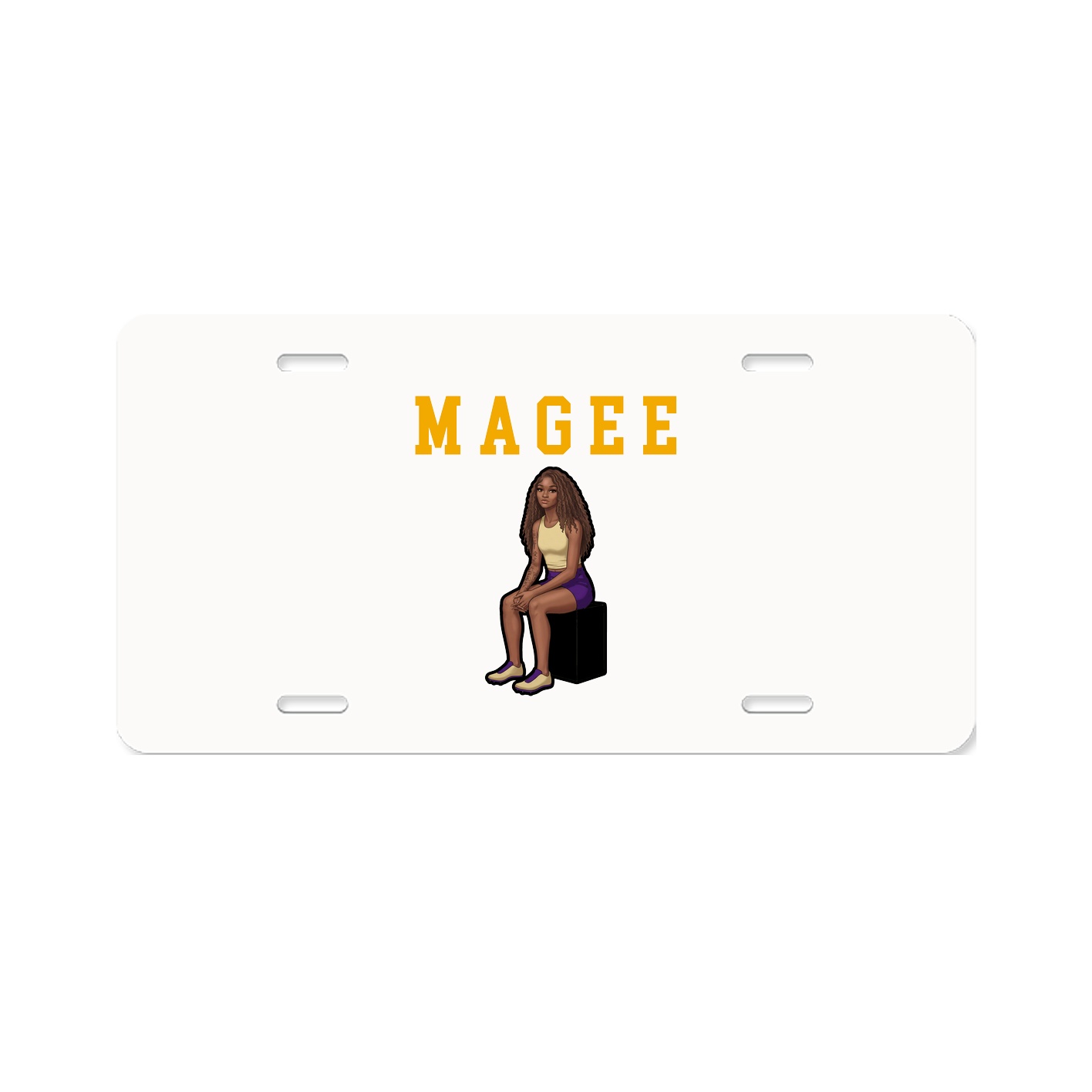 License Plate — Shirsey in Classic