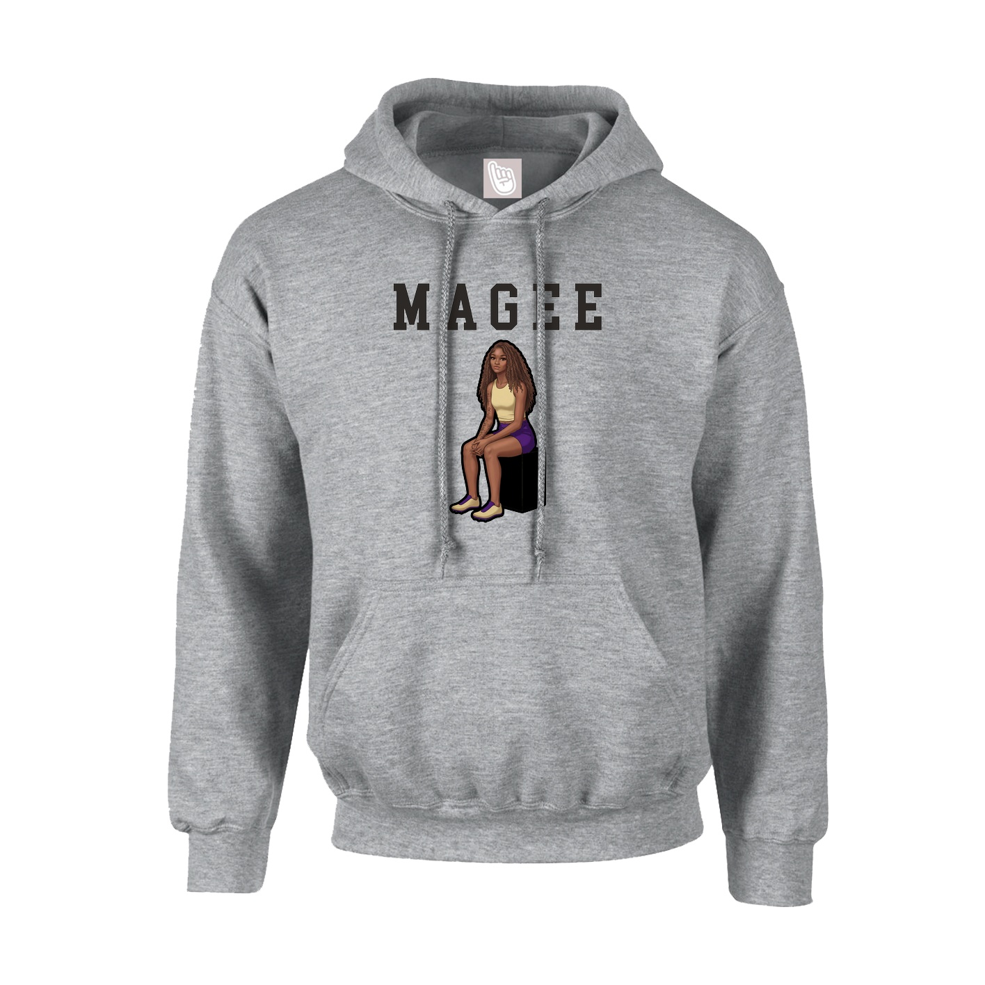 Hoodie — Shirsey in Grey