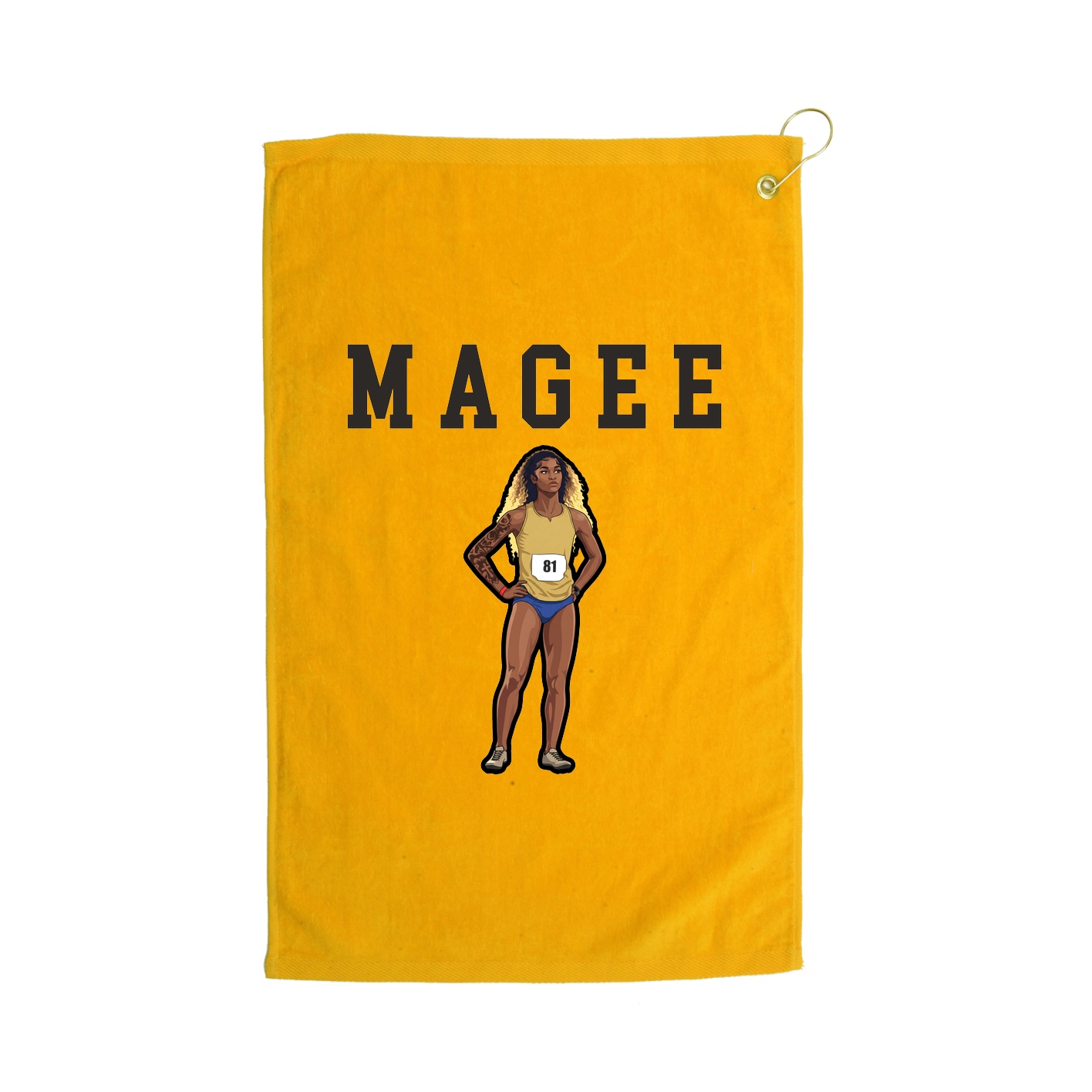 Golf Towel — Shirsey in Gold