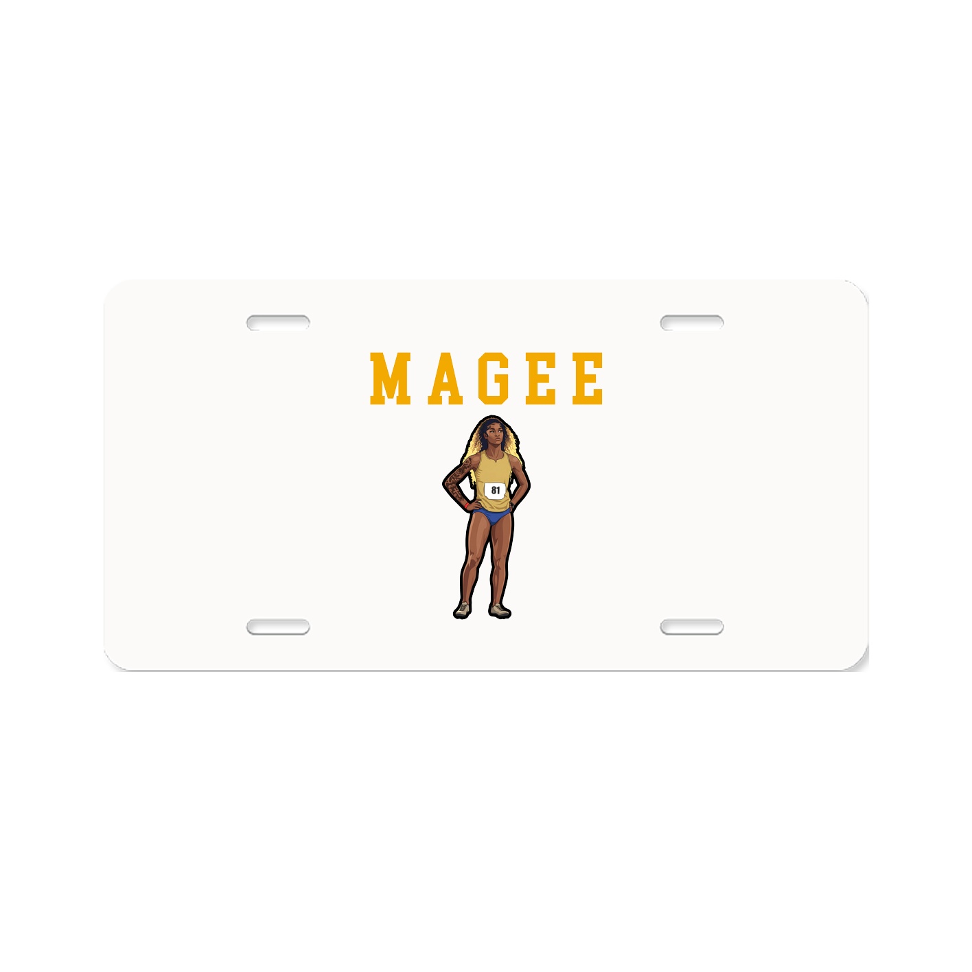 License Plate — Shirsey in Classic