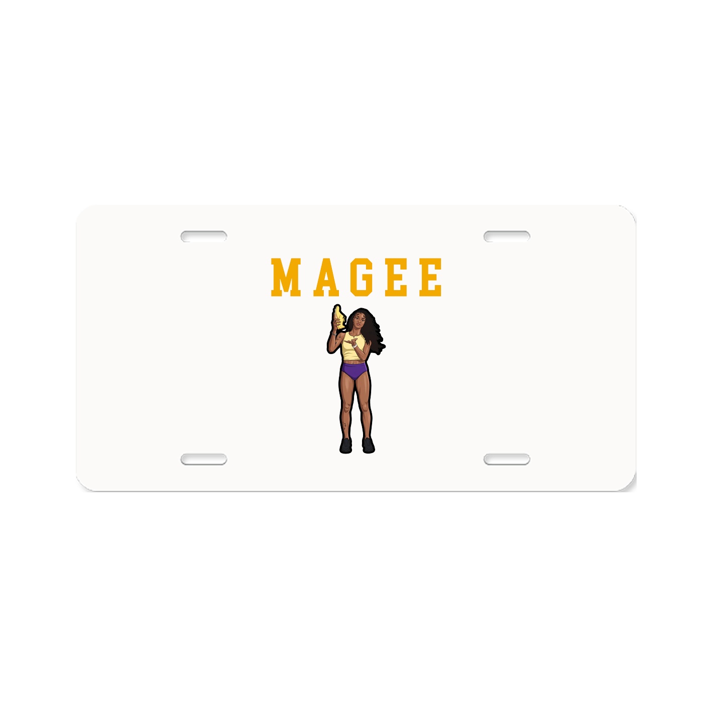 License Plate — Shirsey in Classic