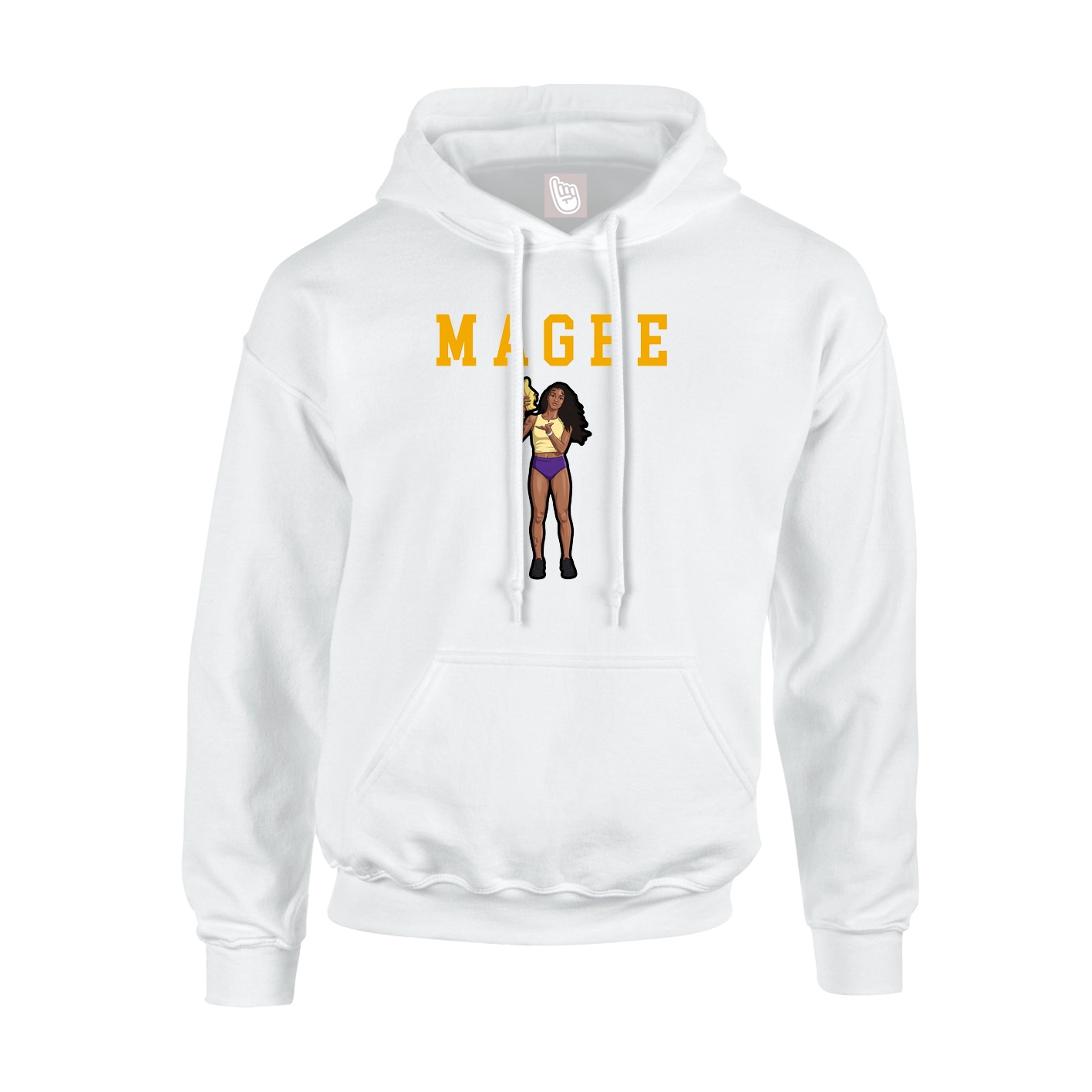 Hoodie — Shirsey in White