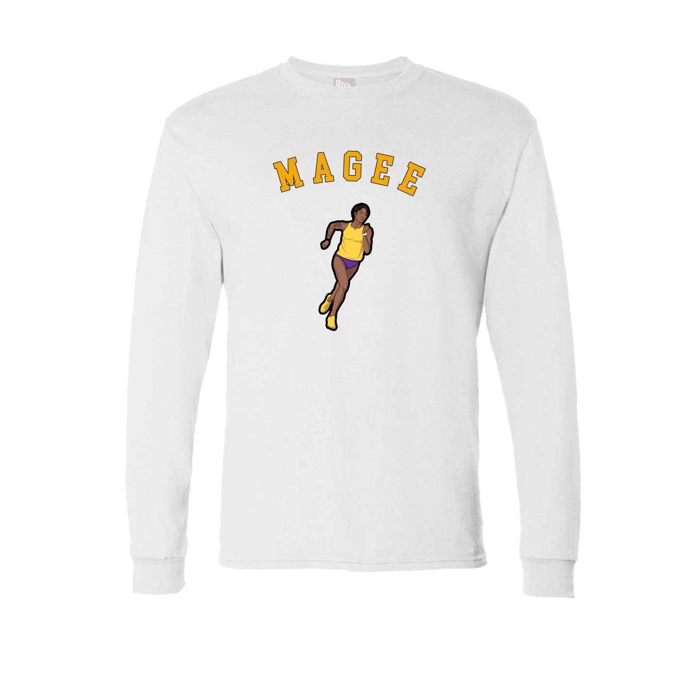 Long Sleeve Tee — Shirsey Arch in White