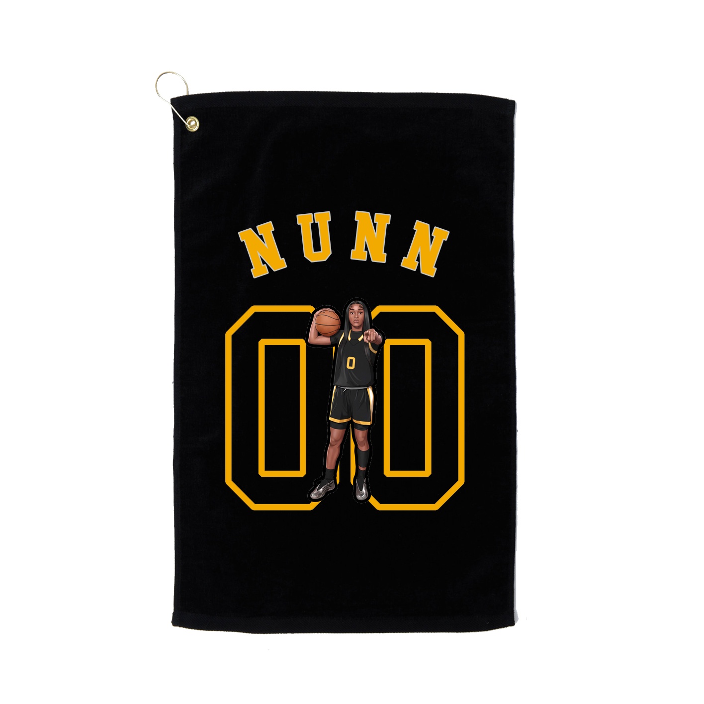 Golf Towel — Shirsey Arch in Black