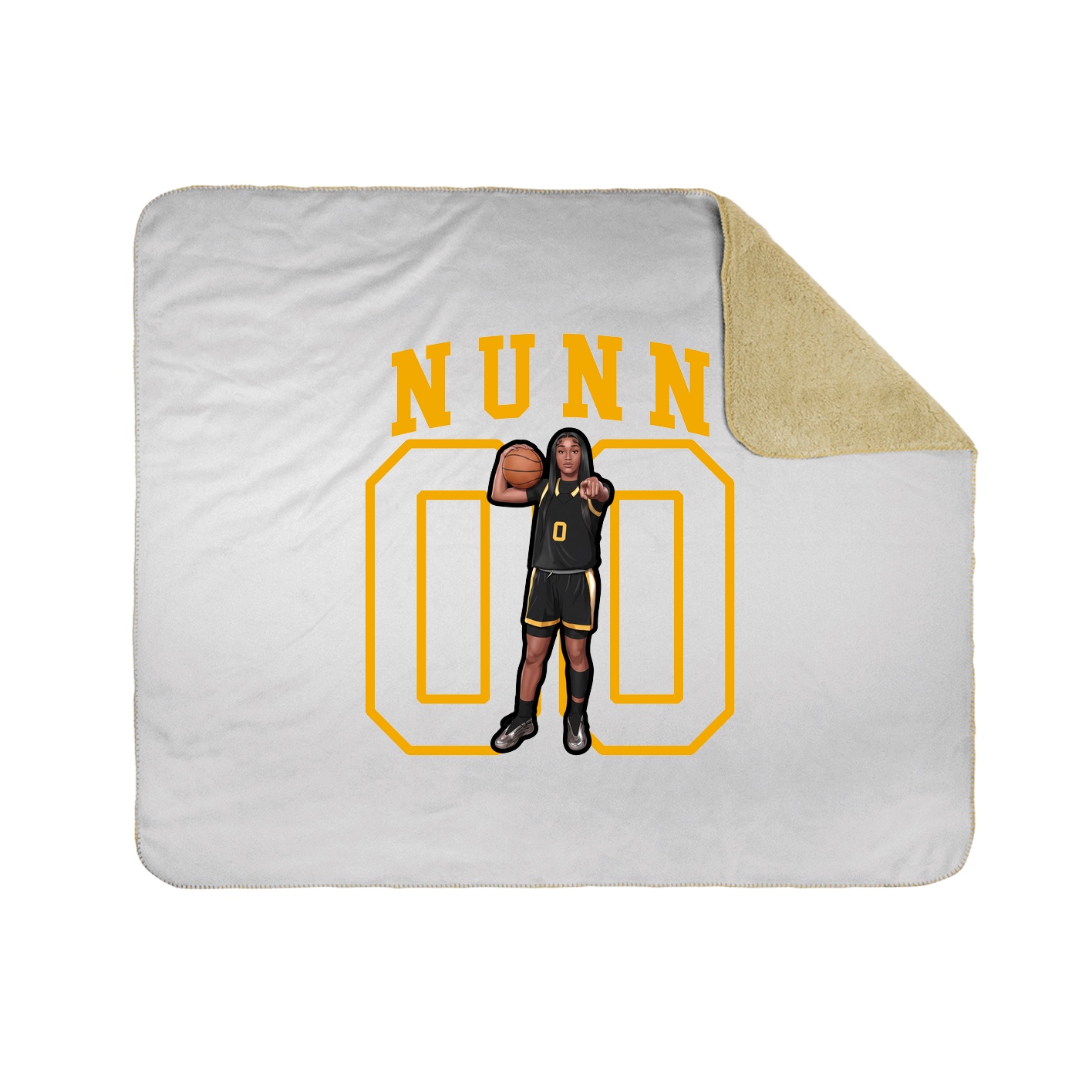 Throw Blanket — Shirsey in White