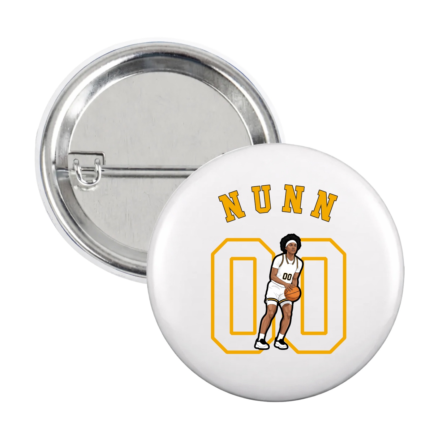 Game Day Button — Shirsey Arch in White