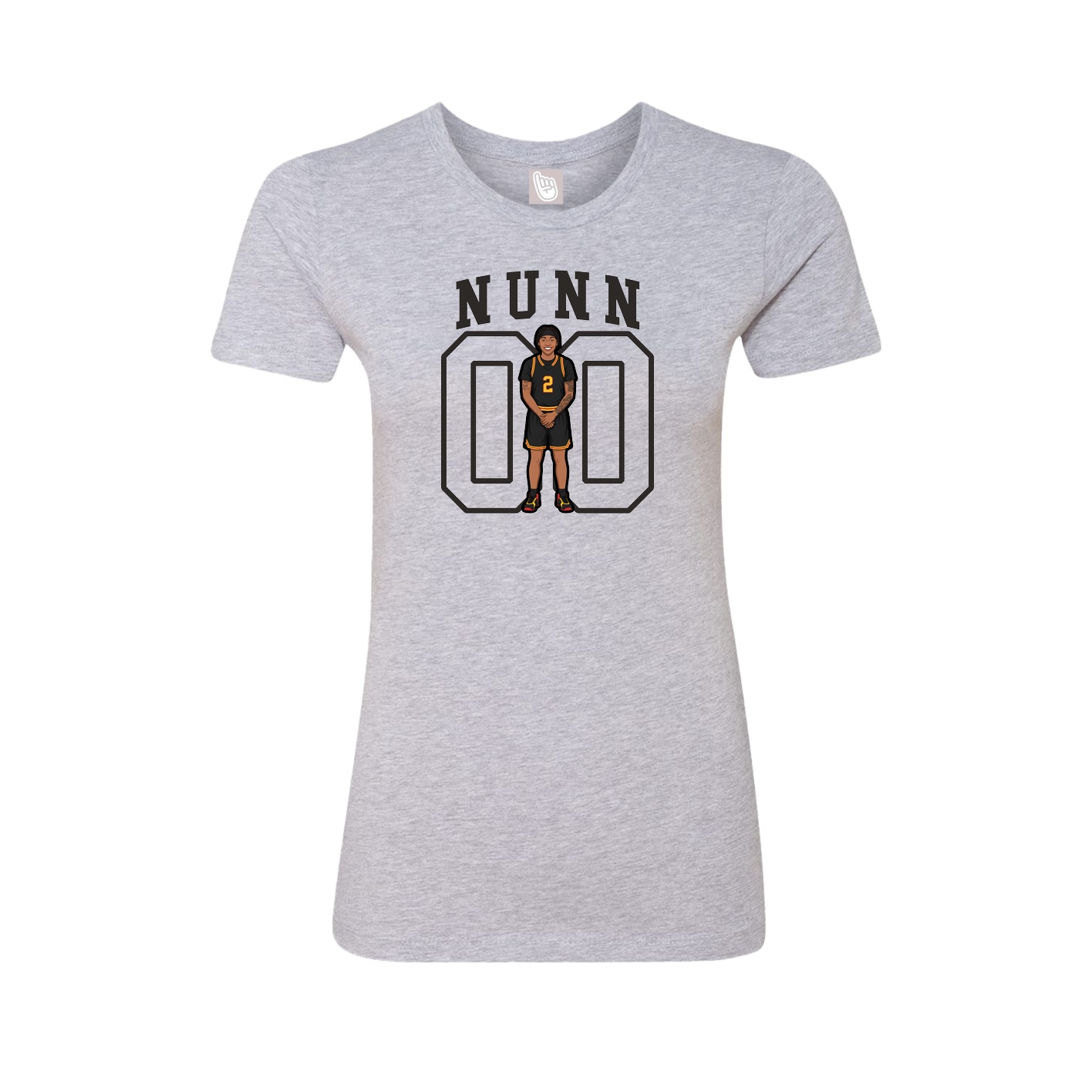 Fitted Women's Tee — Shirsey in Grey