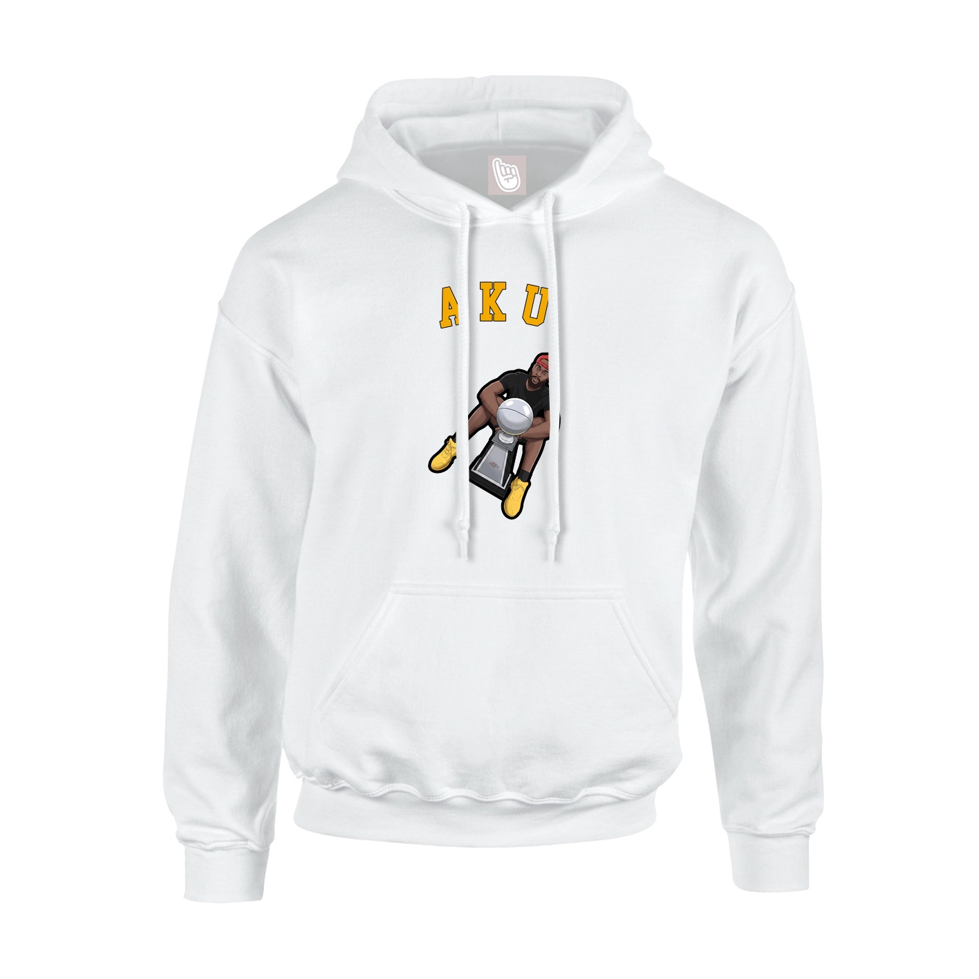 Youth Hoodie — Shirsey Arch in White