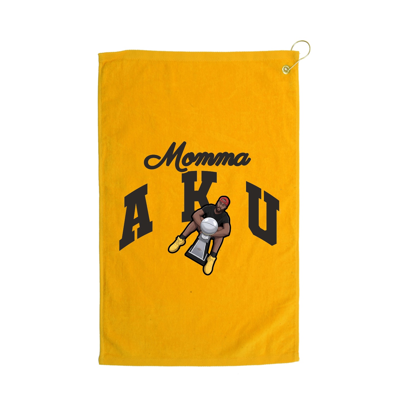 Golf Towel — Mothers Day Arch in Gold